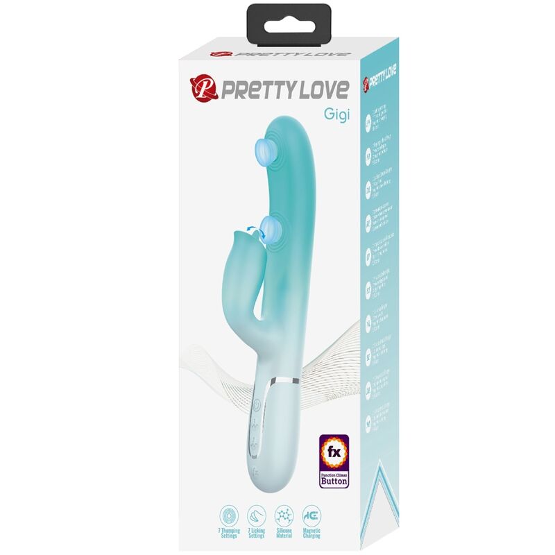Pretty Love Gigi - Massaggiatore doppio - in mano per le dimensioni