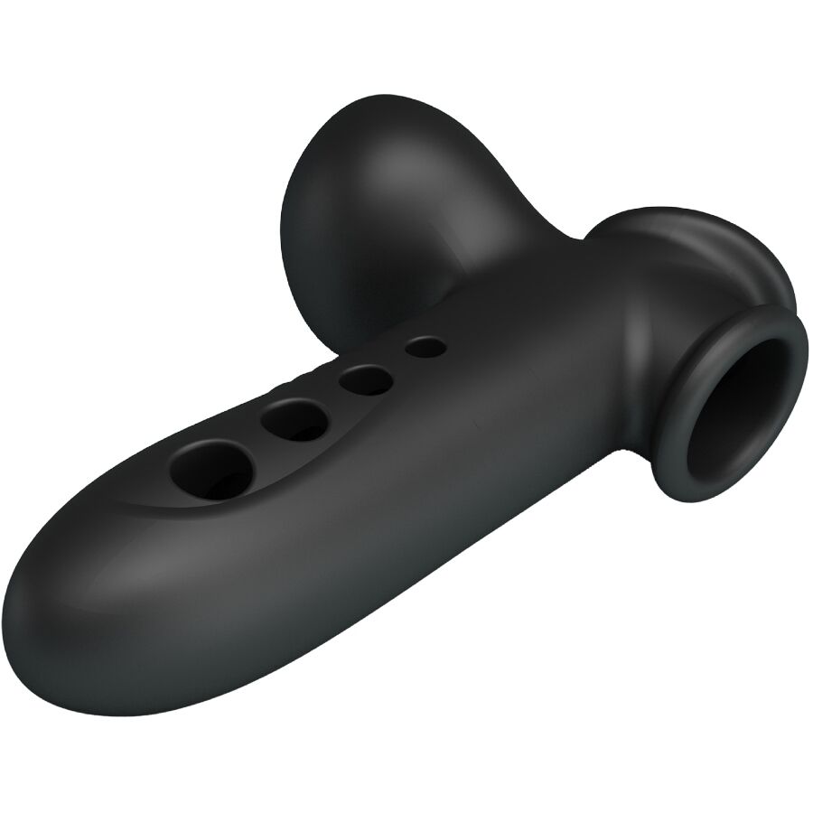 Pretty Love Manicotto - Accessorio intimo, colore crane airbag nero - in mano per le dimensioni