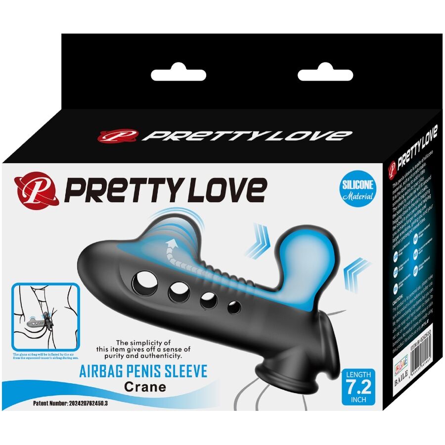 Pretty Love Manicotto - Accessorio intimo, colore crane airbag nero - vista frontale