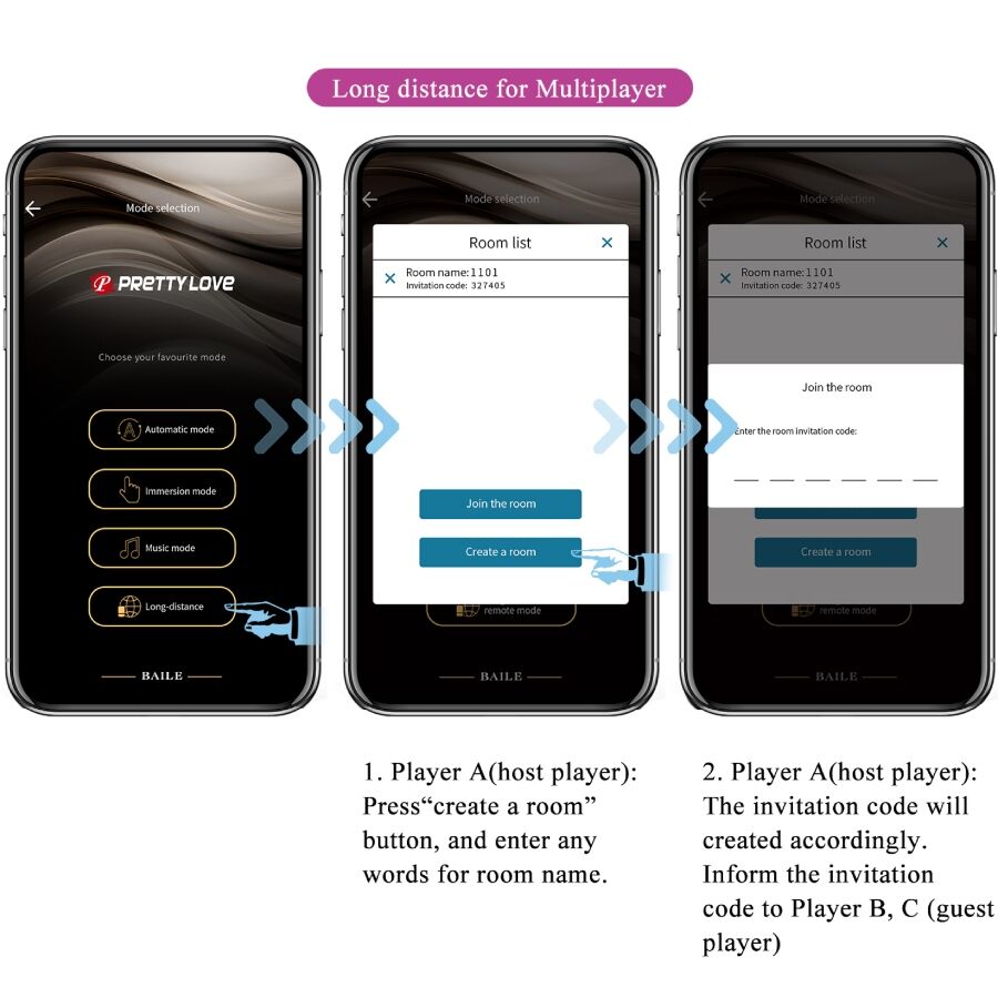 Pretty Love Controllato - Massaggiatore con app - in mano per le dimensioni