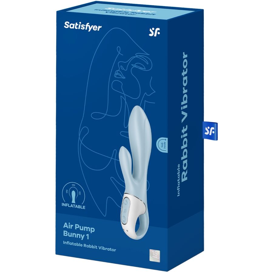 Satisfyer Air Pump Bunny 1 - Massaggiatore doppio - retro