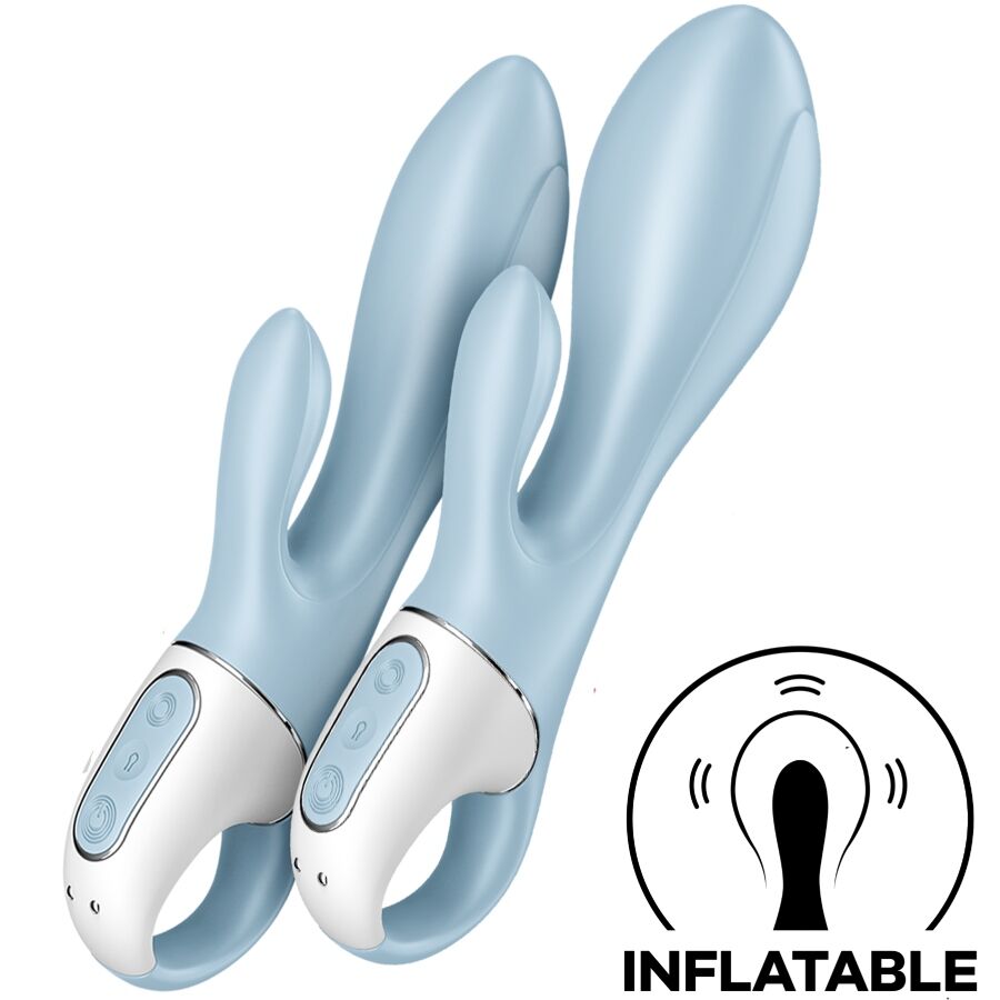Satisfyer Air Pump Bunny 1 - Massaggiatore doppio - vista laterale