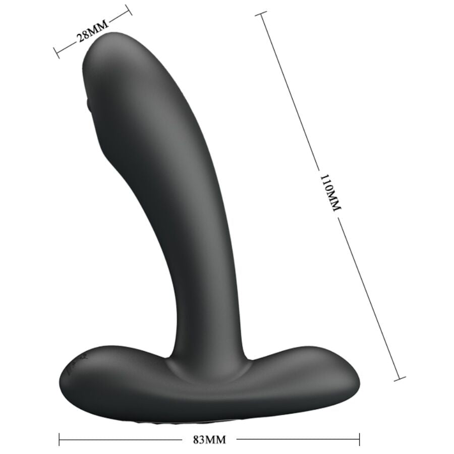 Pretty Love Remington - Accessorio intimo, colore anale vaginale nero - in mano per le dimensioni