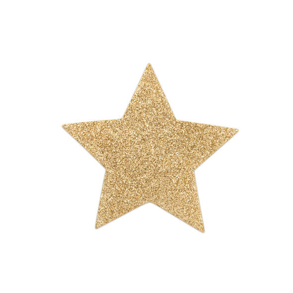 Bijoux Indiscrets Copri Capezzoli Flash Golden Star - Lingerie