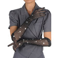 Subblime 957469shine Guanti Trasparenti Neri - Lingerie