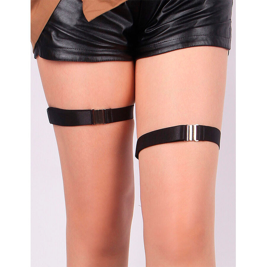 Subblime 957476 Fibbie Regolabili Nere - Lingerie - nella confezione