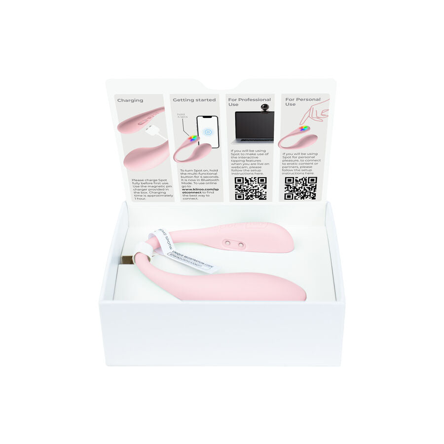 Kiiroo Spot Kiss ME - Massaggiatore - in mano per le dimensioni