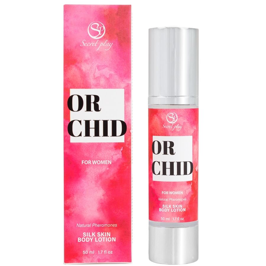 Secretplay Orchid Silk Lozione 50 ml - Olio da massaggio, kit da 3