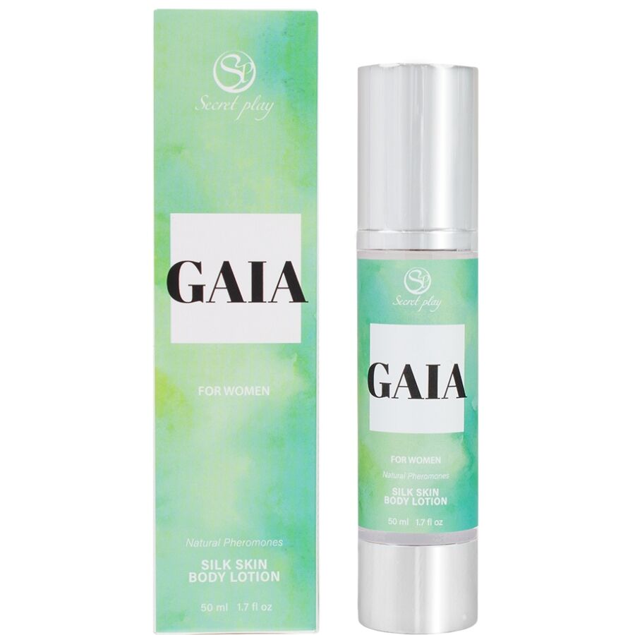 Secretplay Gaia Silk Lozione 50 ml - Olio da massaggio, kit da 3