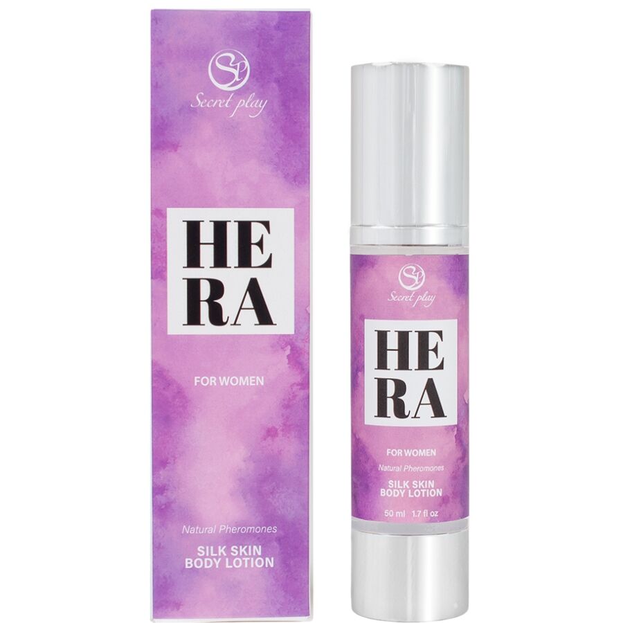 Secretplay Hera Silk Skin Lotion 50 ml - Olio da massaggio, kit da 3