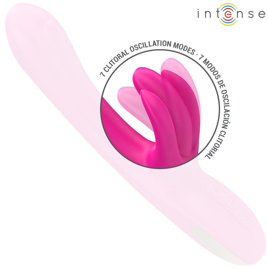 Intense Britney 23 CM - Massaggiatore doppio - in mano per le dimensioni