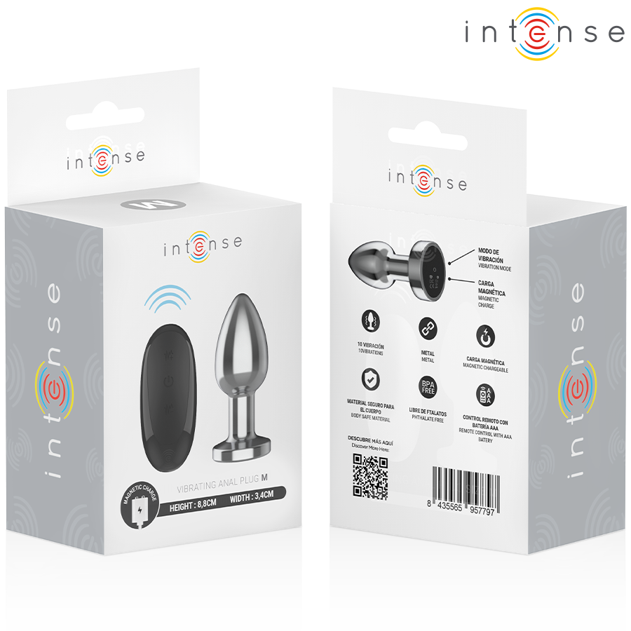 Intense Plug 10 - Accessorio intimo - vista frontale
