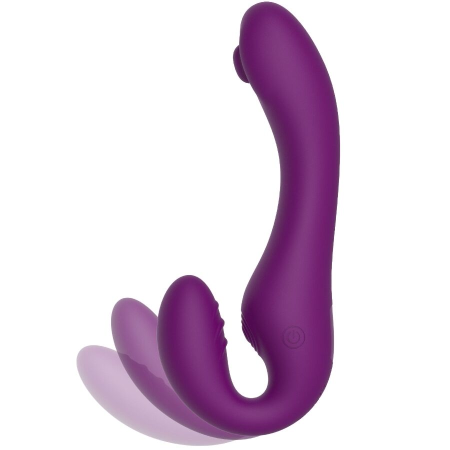 Xocoon 1 Strapless Strap ON - Massaggiatore doppio - nella confezione