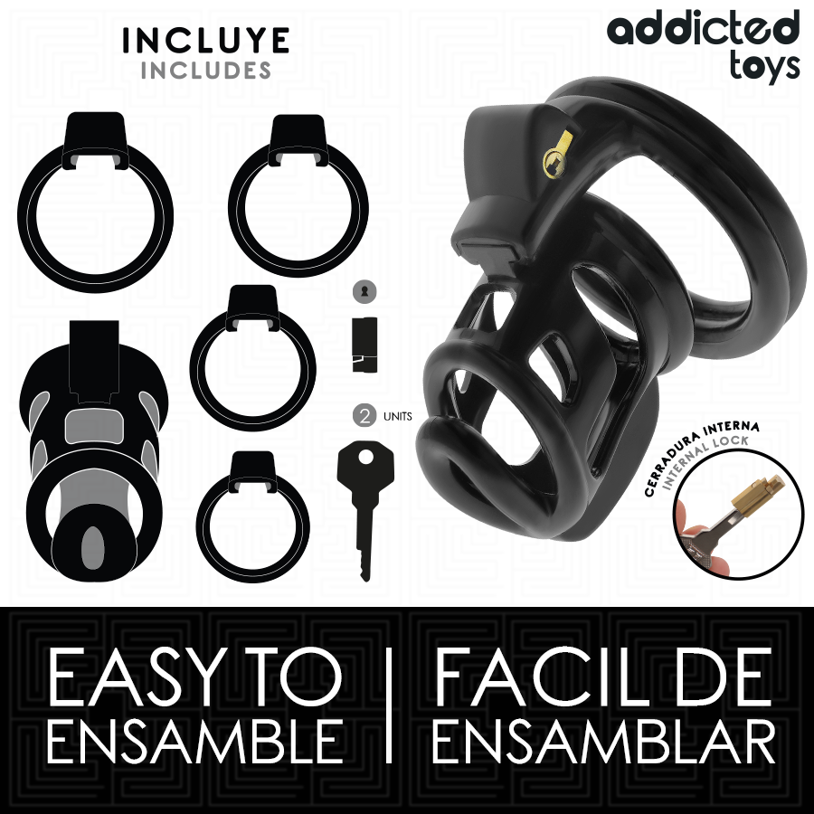 Addicted Toys Locked Gabbia - Accessorio intimo, colore standard - nella confezione
