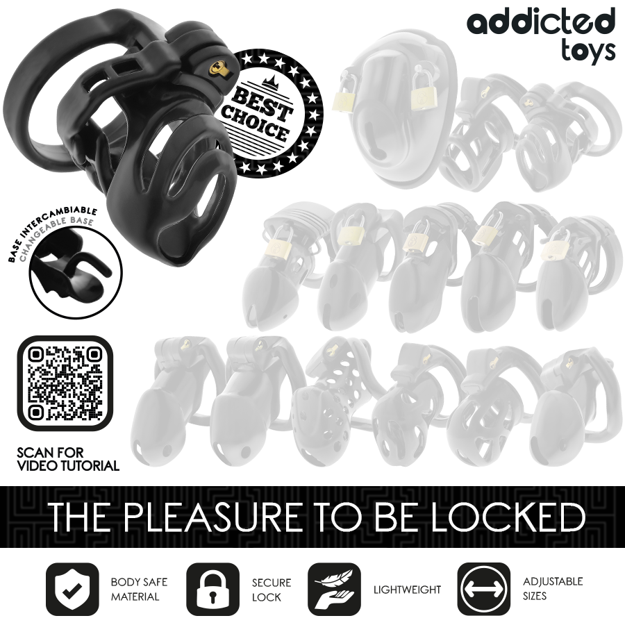 Addicted Toys Locked Gabbia - Accessorio intimo, colore standard - vista frontale