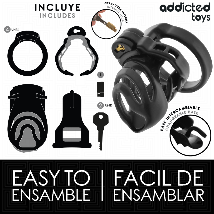 Addicted Toys Locked Gabbia - Accessorio intimo, colore standard - nella confezione