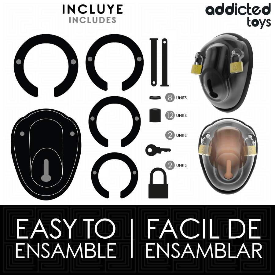 Addicted Toys Locked Gabbia - Accessorio intimo, colore standard - nella confezione