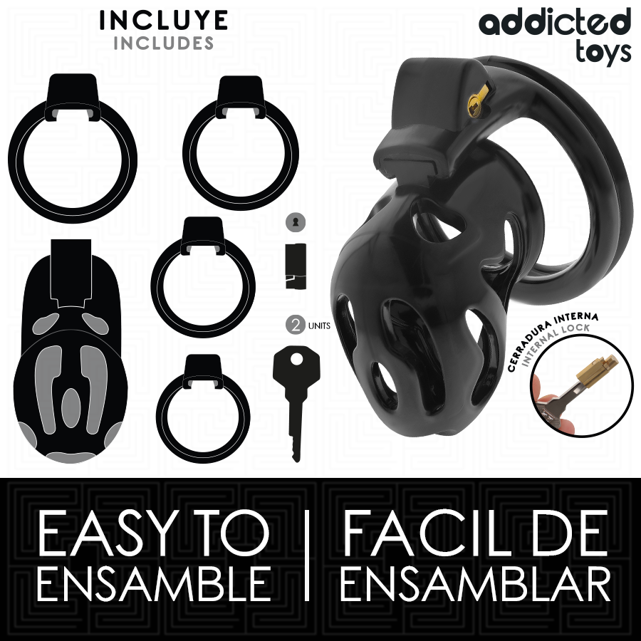 Addicted Toys Locked Gabbia - Accessorio intimo, colore standard - nella confezione