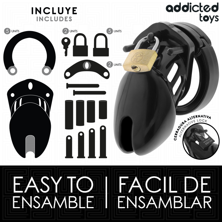 Addicted Toys Locked Gabbia - Accessorio intimo, colore standard - nella confezione