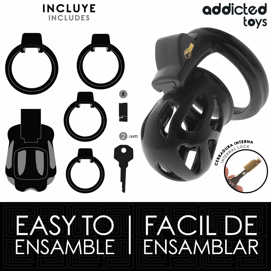 Addicted Toys Locked Gabbia - Accessorio intimo, colore standard - nella confezione