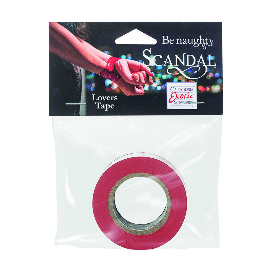 Calexotics Scandal Nastro Bondage - Accessorio intimo, colore rosso - vista laterale