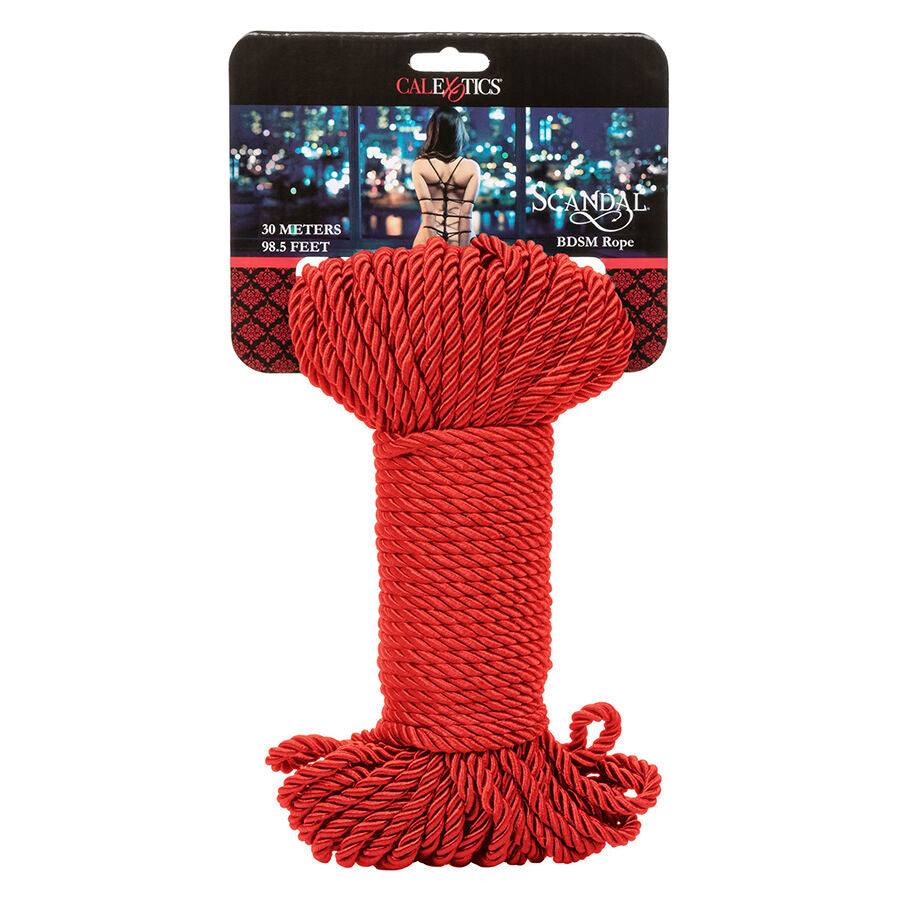 Calexotics Scandal Corda - Accessorio intimo, colore rossa 30 - vista laterale
