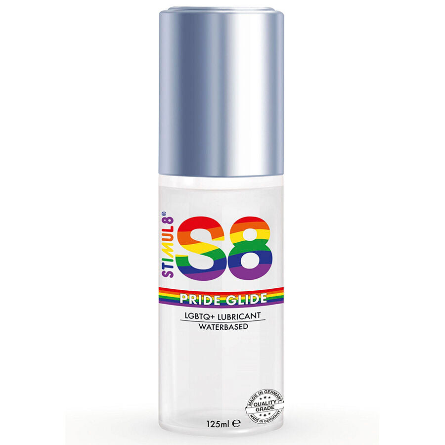 Stimul8 S8 Glide Pride 125 ml - Lubrificante, kit da 3