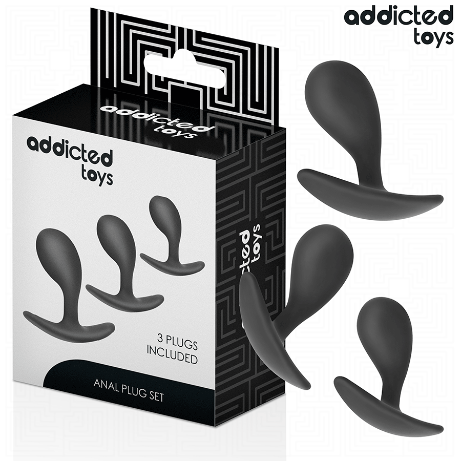 Addicted Toys 3 Tappi - Accessorio intimo