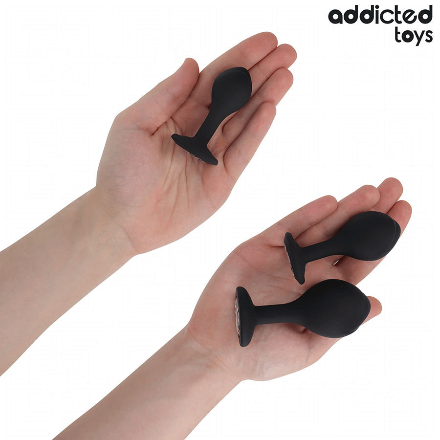 Addicted Toys 3 Tappi - Accessorio intimo - in mano per le dimensioni