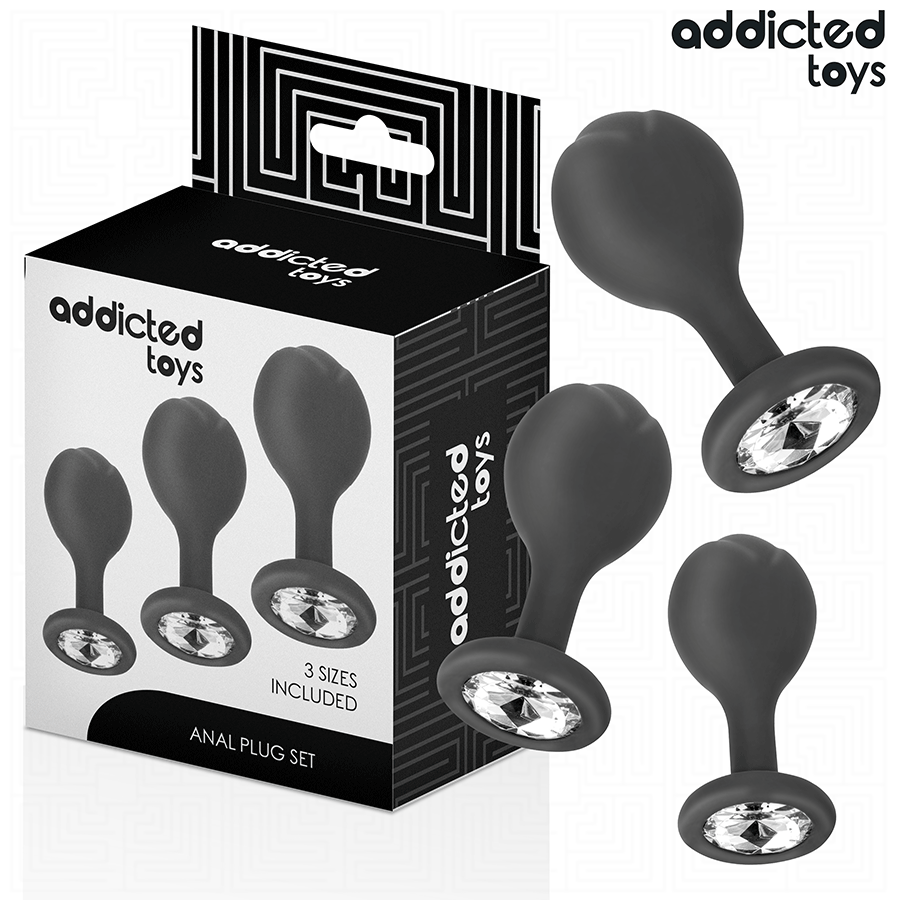 Addicted Toys 3 Tappi - Accessorio intimo
