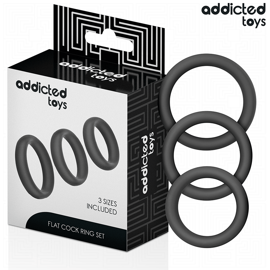 Addicted Toys Anelli Piatti - Accessorio intimo