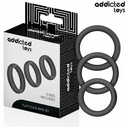 Addicted Toys Anelli Piatti - Accessorio intimo