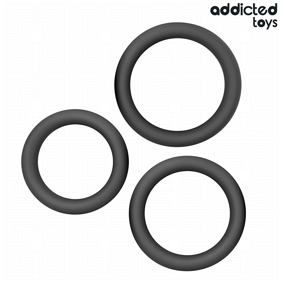 Addicted Toys Anelli Piatti - Accessorio intimo - in mano per le dimensioni