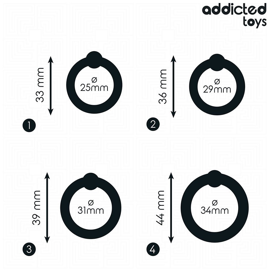Addicted Toys Anelli - Anello per uomo, colore standard - nella confezione