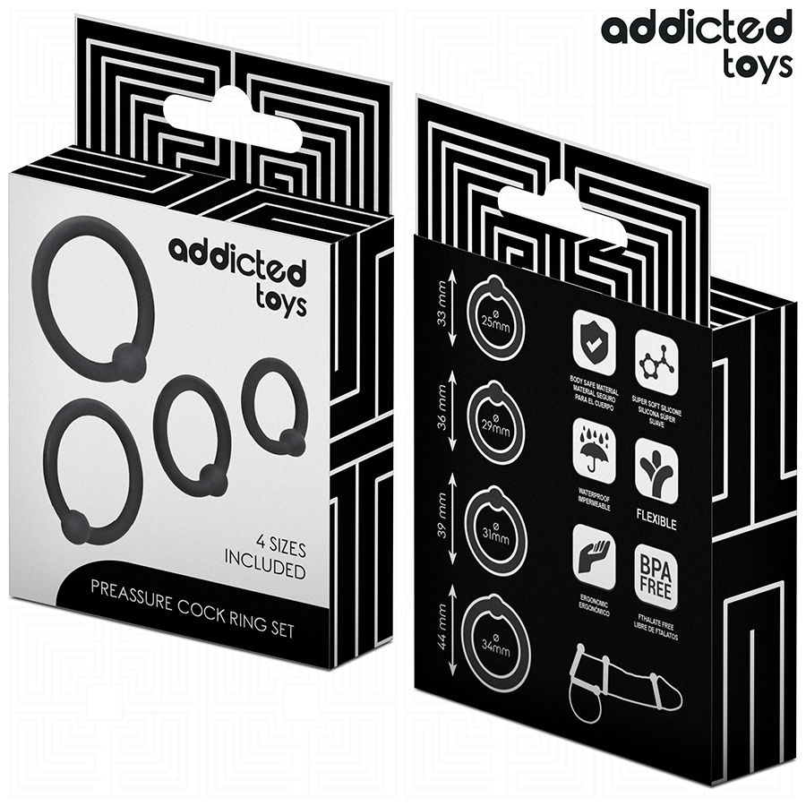 Addicted Toys Anelli - Anello per uomo, colore standard - retro