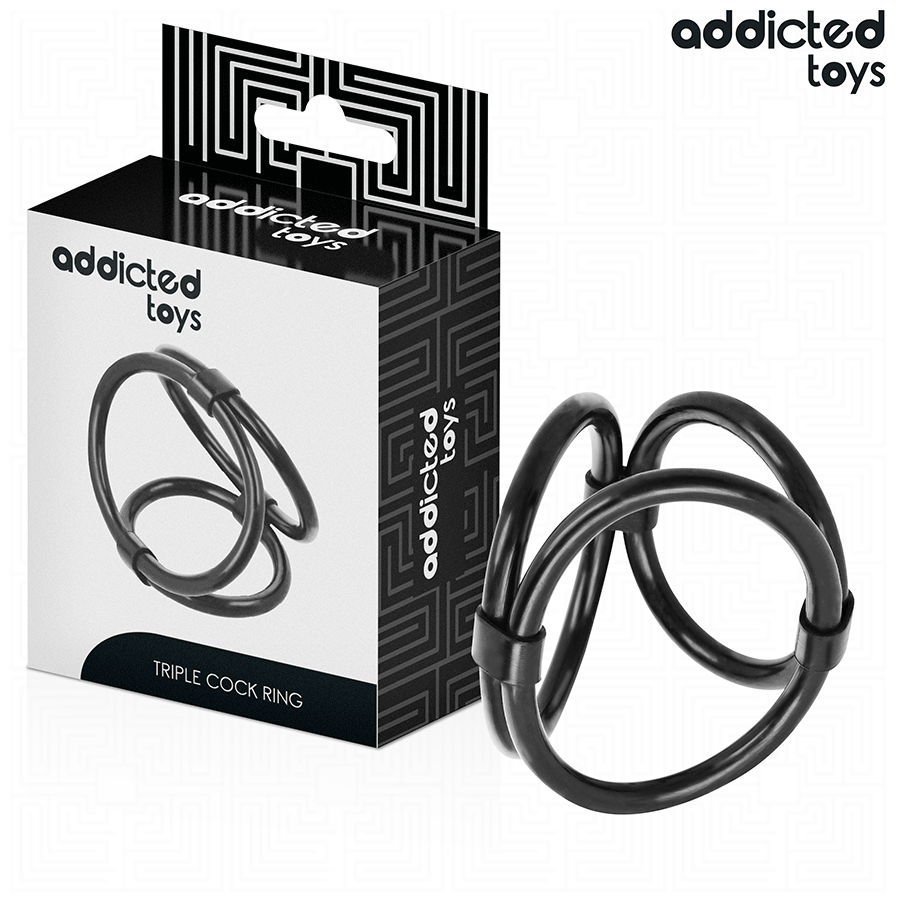 Addicted Toys Triplo - Anello per uomo