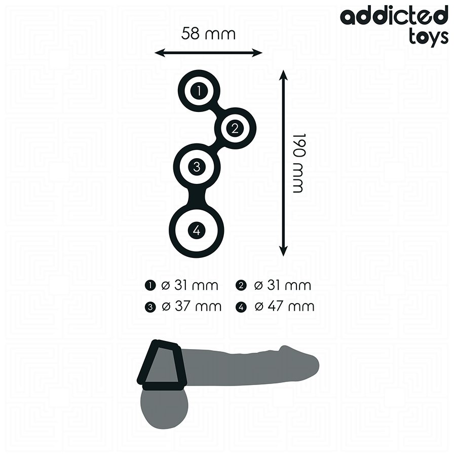 Addicted Toys Divisori - Anello per uomo - nella confezione