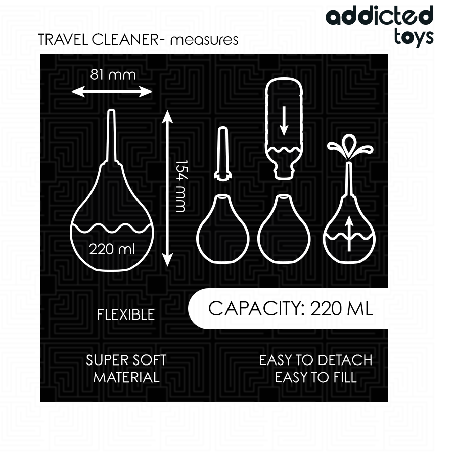 Addicted Toys Anale - Dispositivo per uomo, colore standard - in mano per le dimensioni
