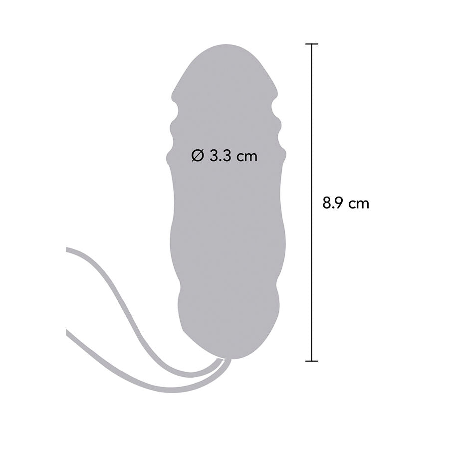 Toyjoy Happiness Sunn Side UP And Down - Massaggiatore con telecomando - retro