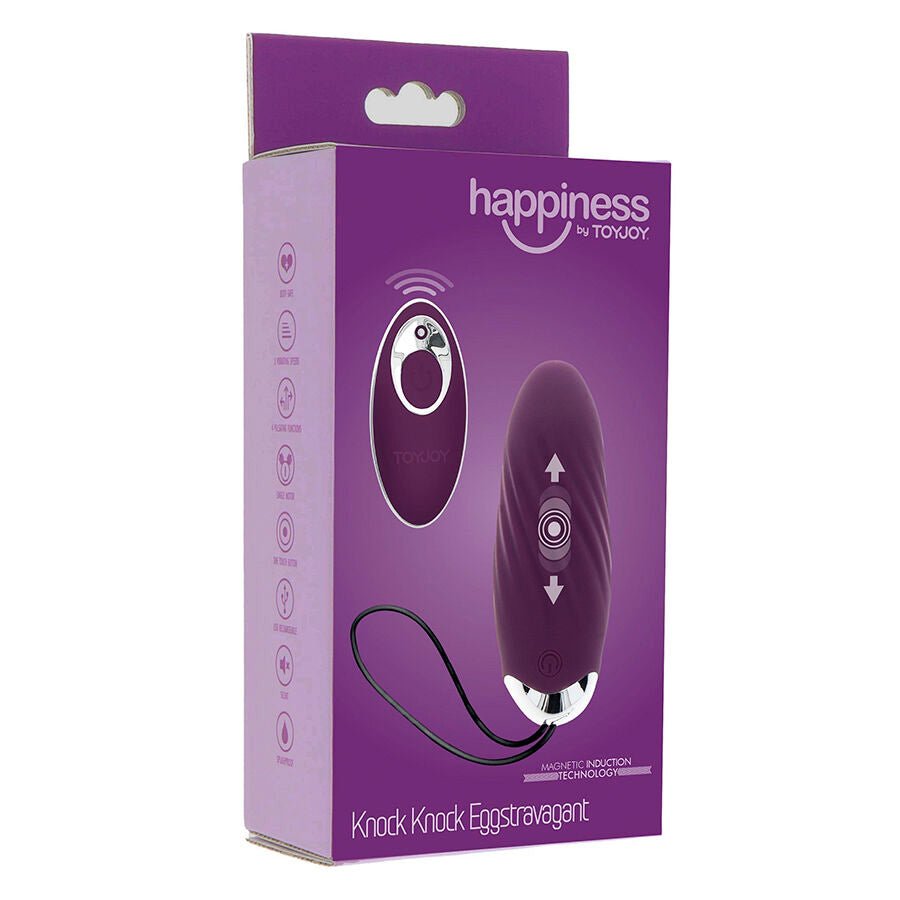 Toyjoy Felicità Knock Knock Eggstavagant - Massaggiatore con telecomando - vista frontale