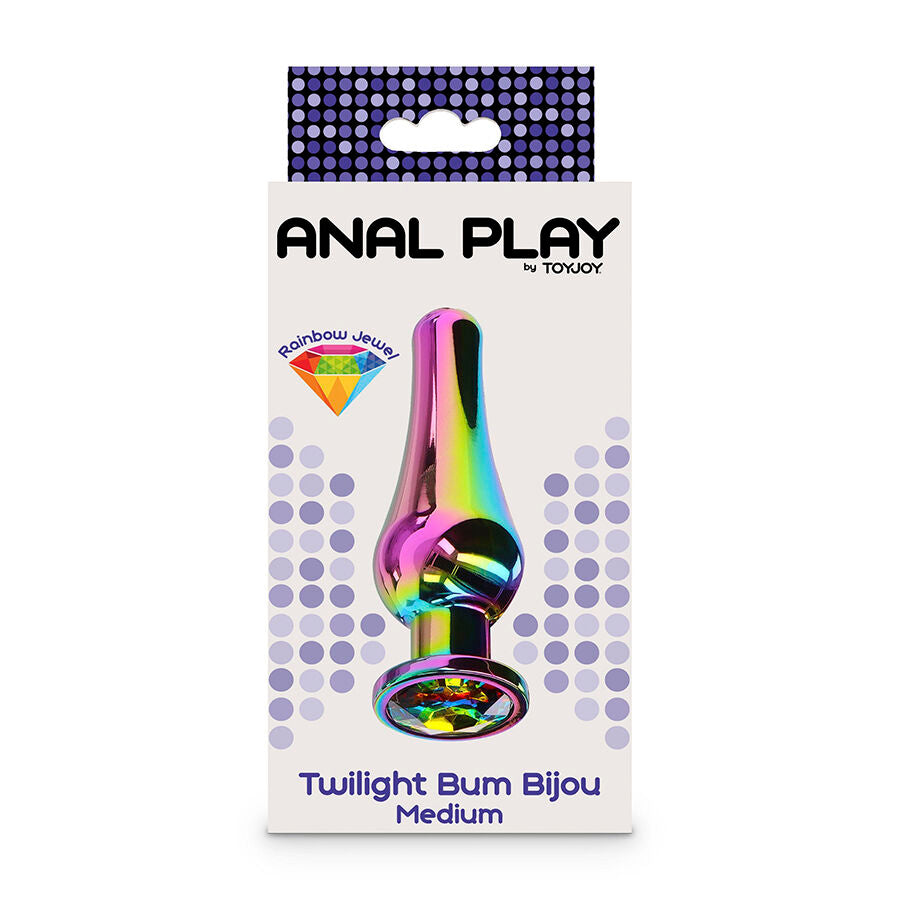 Toyjoy Play Twilight Bum Bijou Plug Medio - Accessorio intimo - in mano per le dimensioni