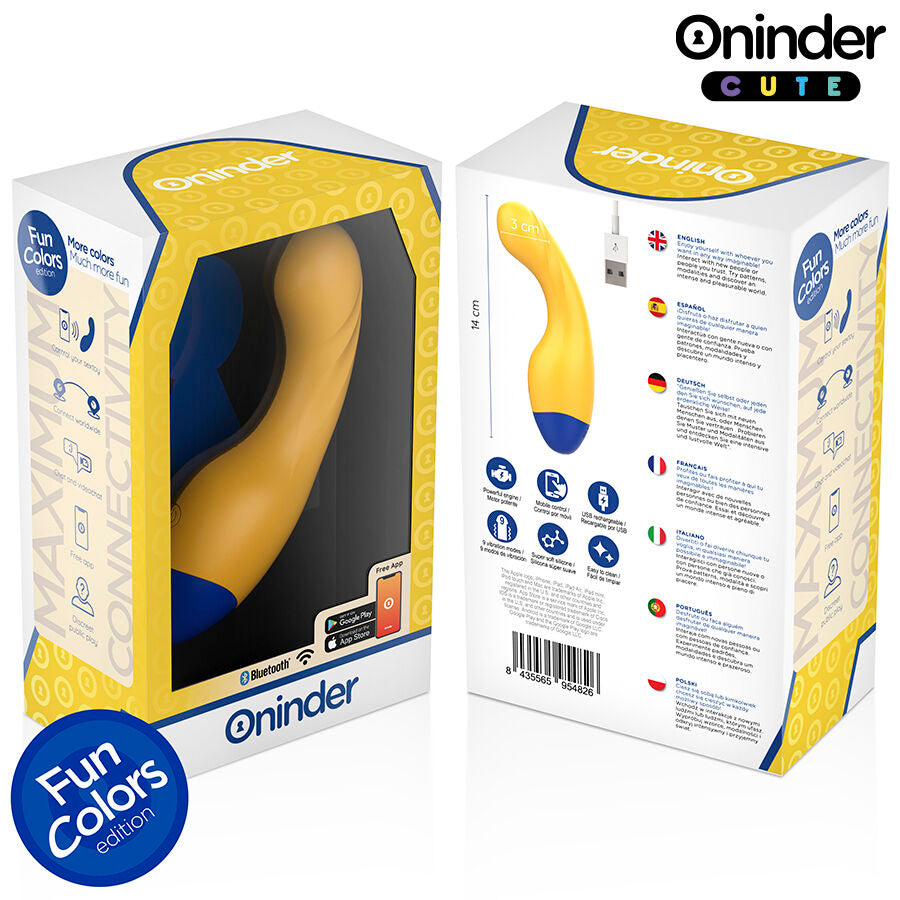 Oninder Cute Love Buddy Master - Massaggiatore con app - retro
