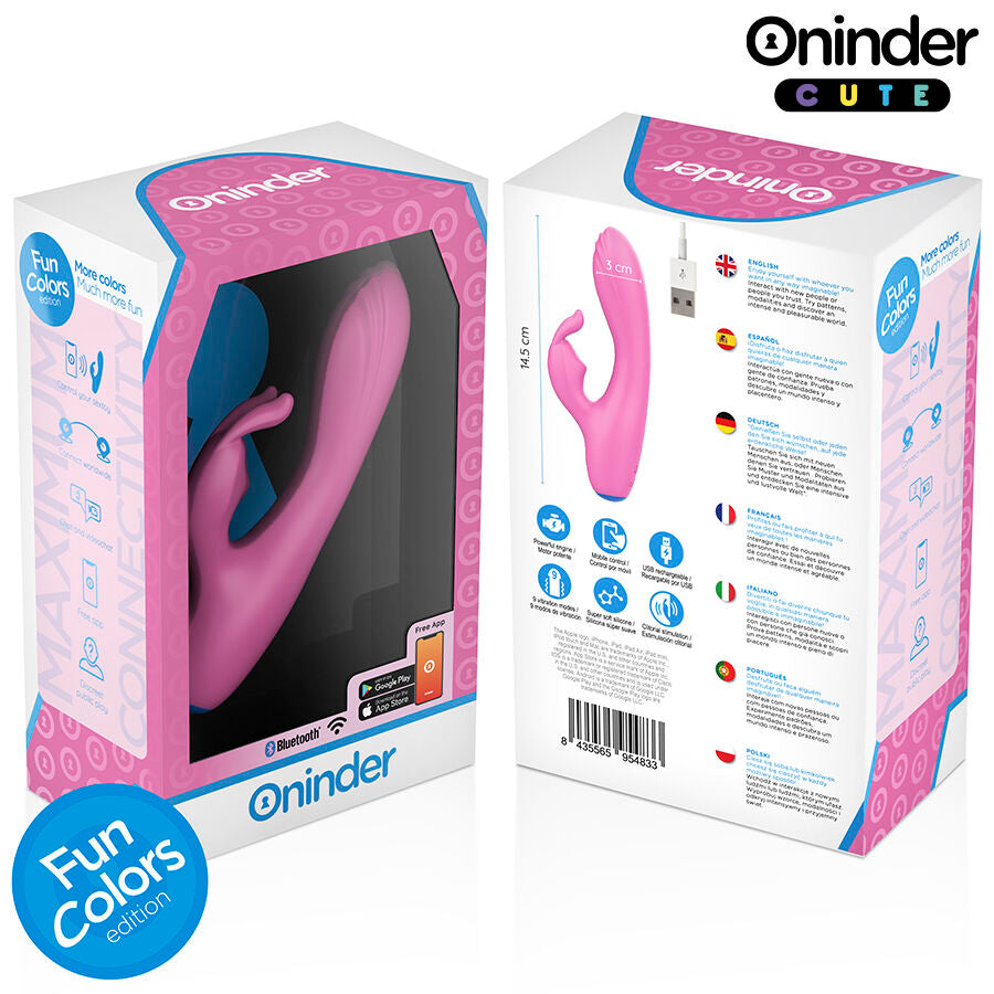 Oninder Cute Coniglietto D'amore - Massaggiatore con app - vista frontale