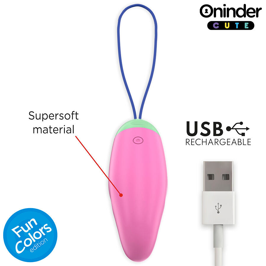 Oninder Cute Rotante - Ovetto massaggiante - in mano per le dimensioni