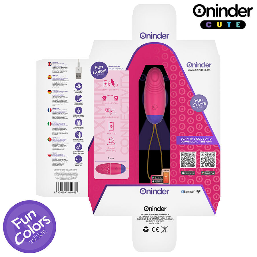 Oninder Cute Vibro Onda - Ovetto massaggiante - retro