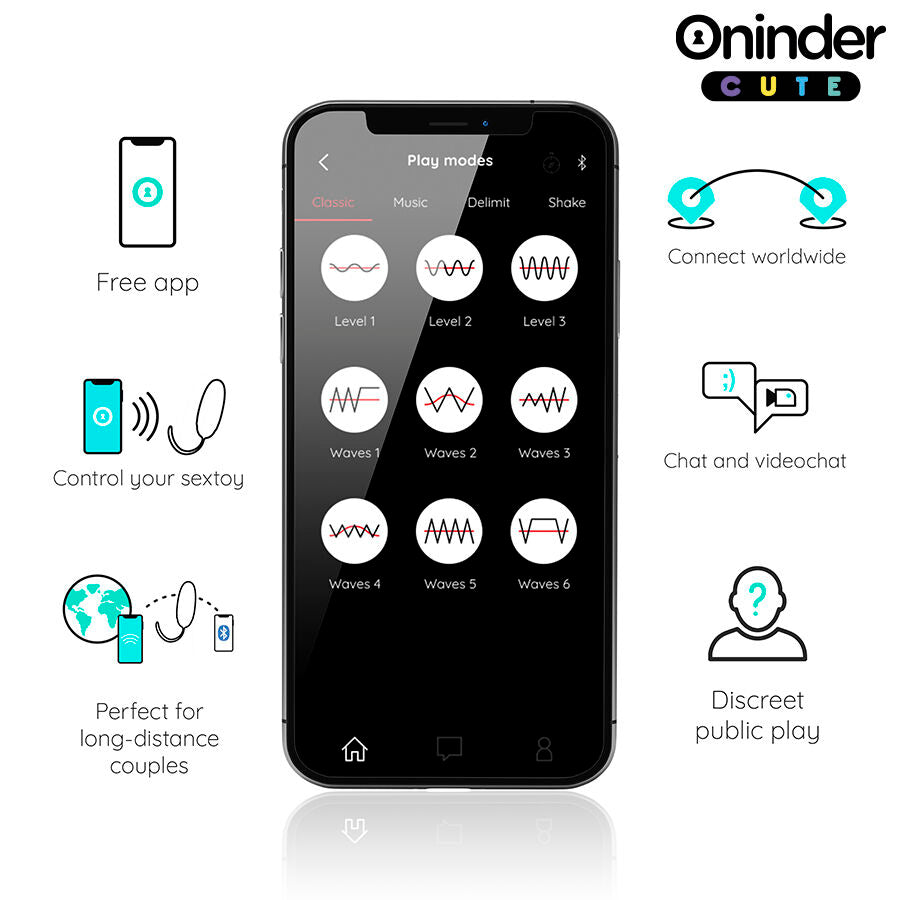 Oninder Cute Love Pleasure - Ovetto massaggiante - dettaglio