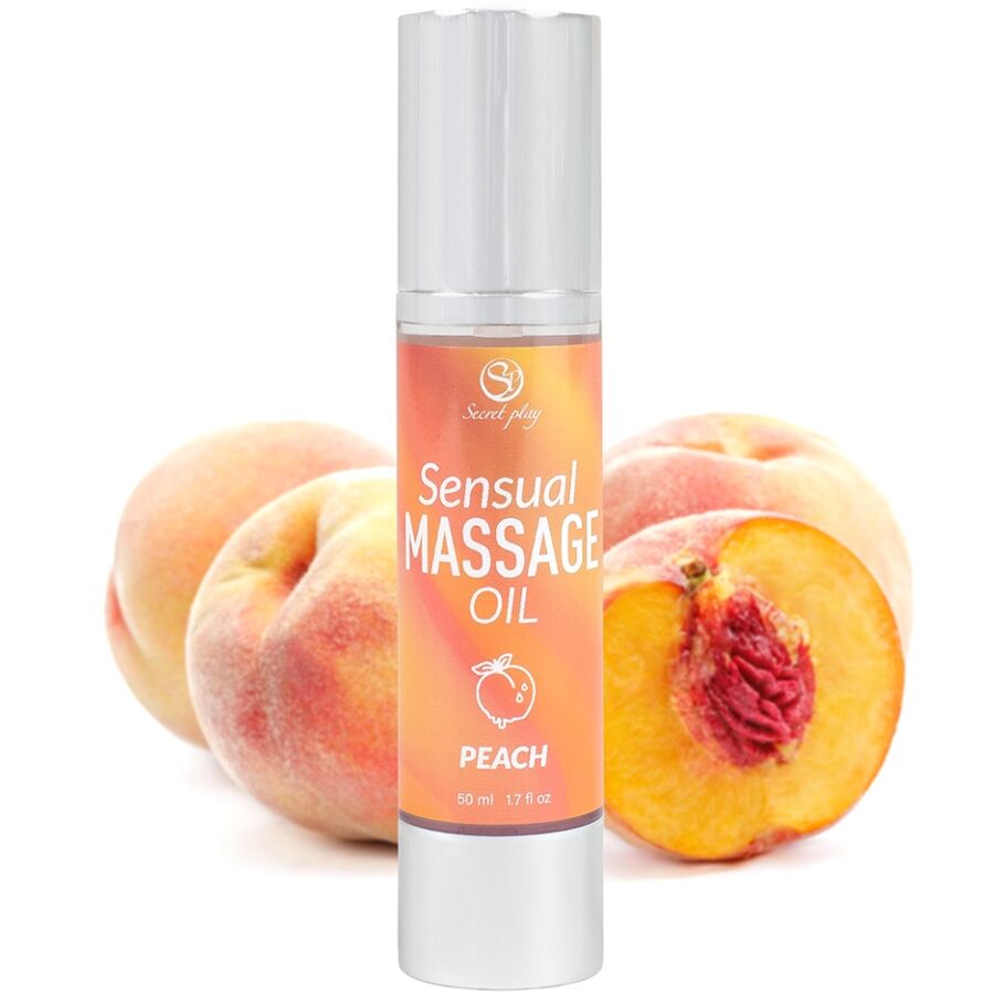 Secretplay Massaggi Alla Pesca - Olio da massaggio, kit da 3 - dettaglio
