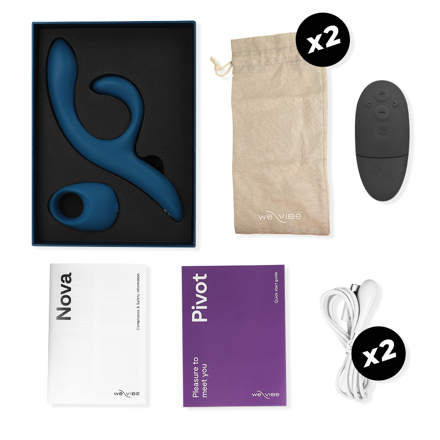 We-Vibe Impostazione Appuntamento Notturno - Massaggiatore con telecomando - retro