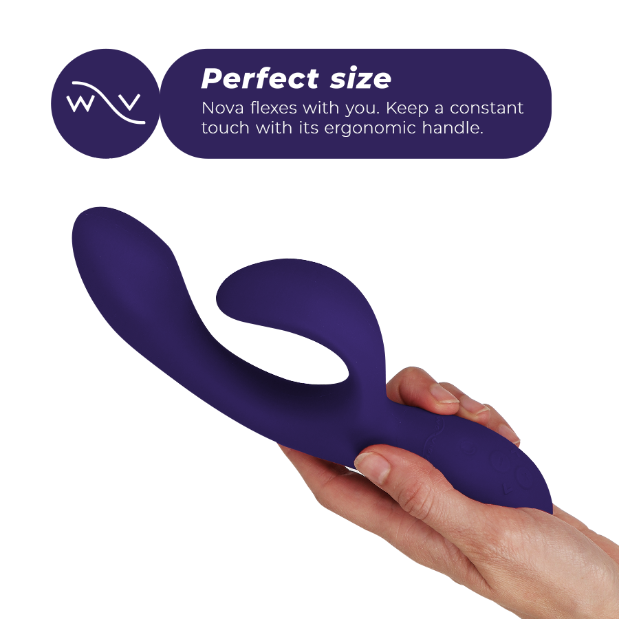 We-Vibe Nova 3 - Massaggiatore con app - in mano per le dimensioni