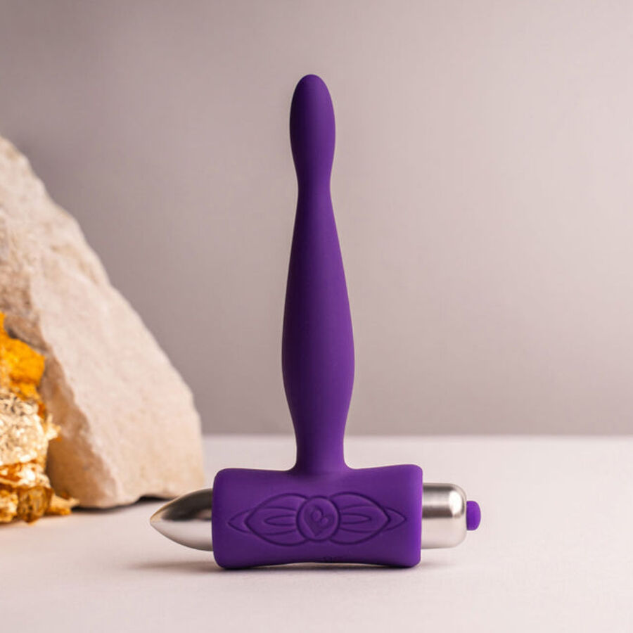 Rocks-Off Petite Sensations Teazer Plug - Accessorio intimo, colore viola - vista laterale